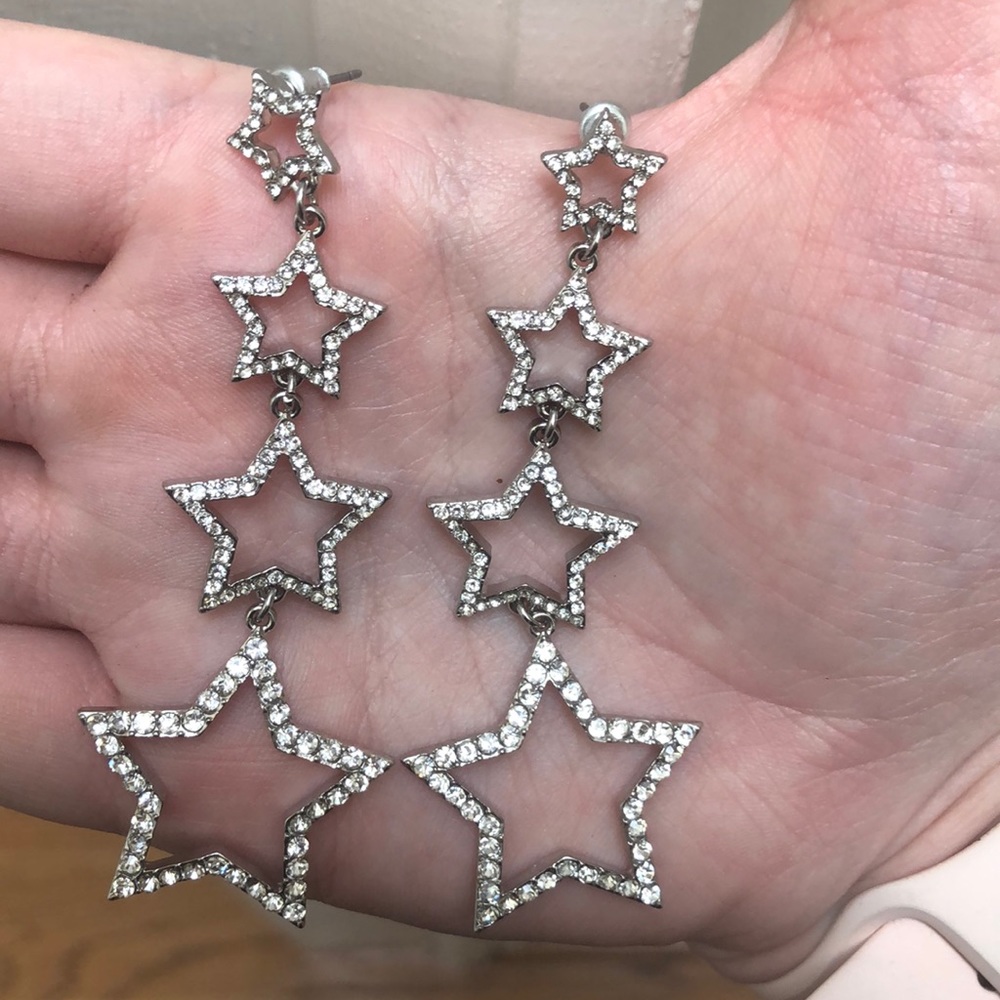 Forever 21 Silver Star Earrings